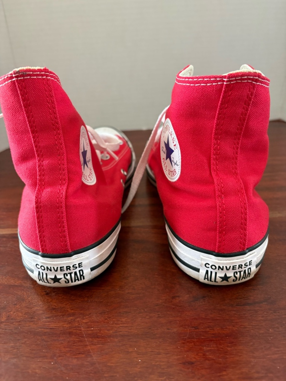 Converse Chuck Taylor All Star High Top Canvas Unisex Red Size 9 Men 11 Women - Picture 4 of 8